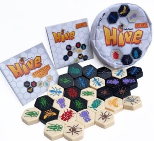 Contents of Hive Board Game